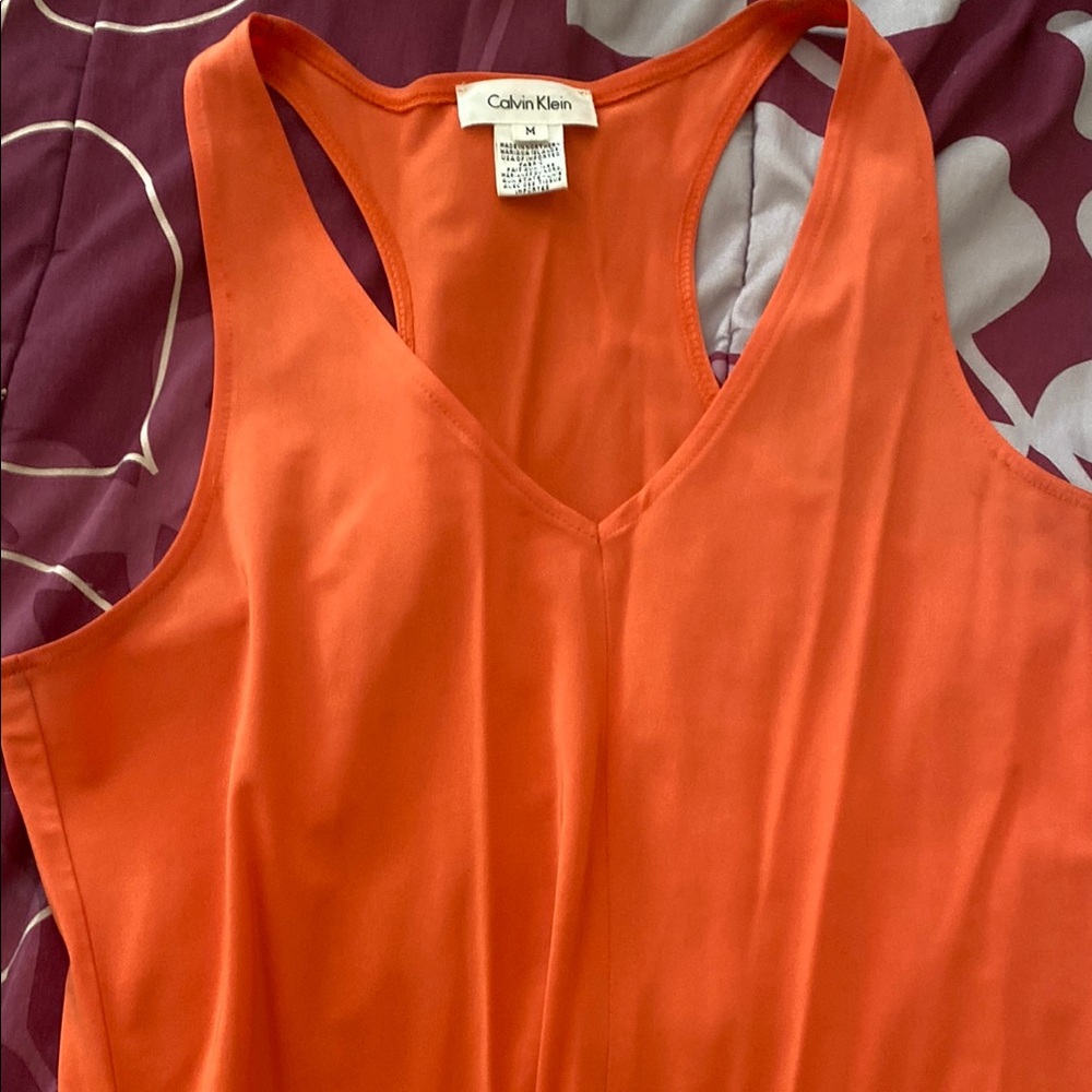 Calvin Klein Vivid Orange Tank Top